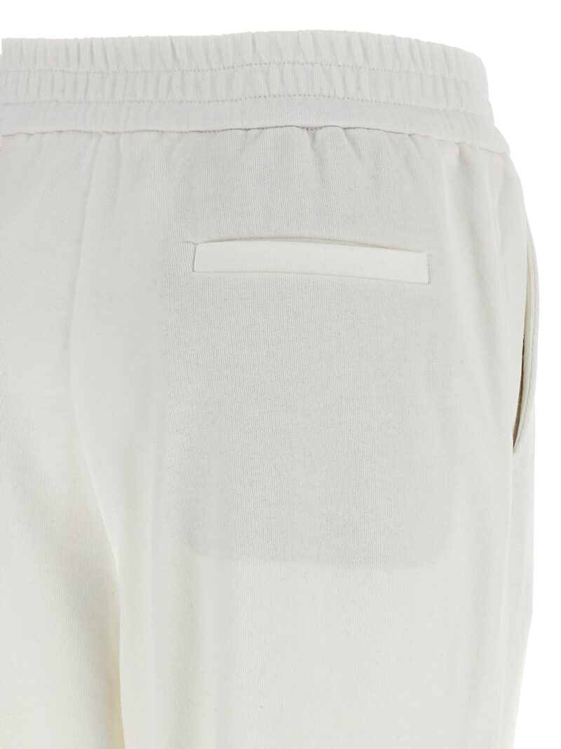 'Monile' joggers 100% cotton BRUNELLO CUCINELLI White