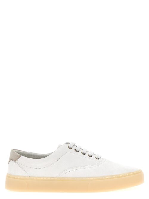 Leather sneakers BRUNELLO CUCINELLI White