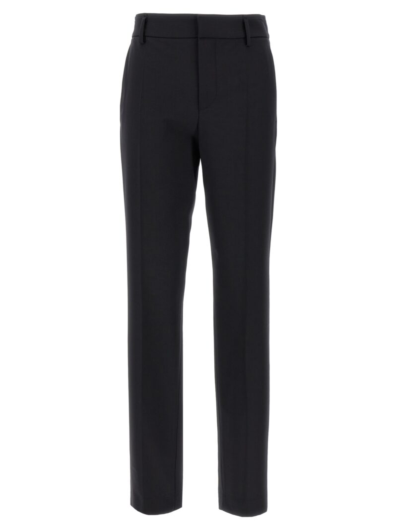 Wool pants slits BRUNELLO CUCINELLI Black