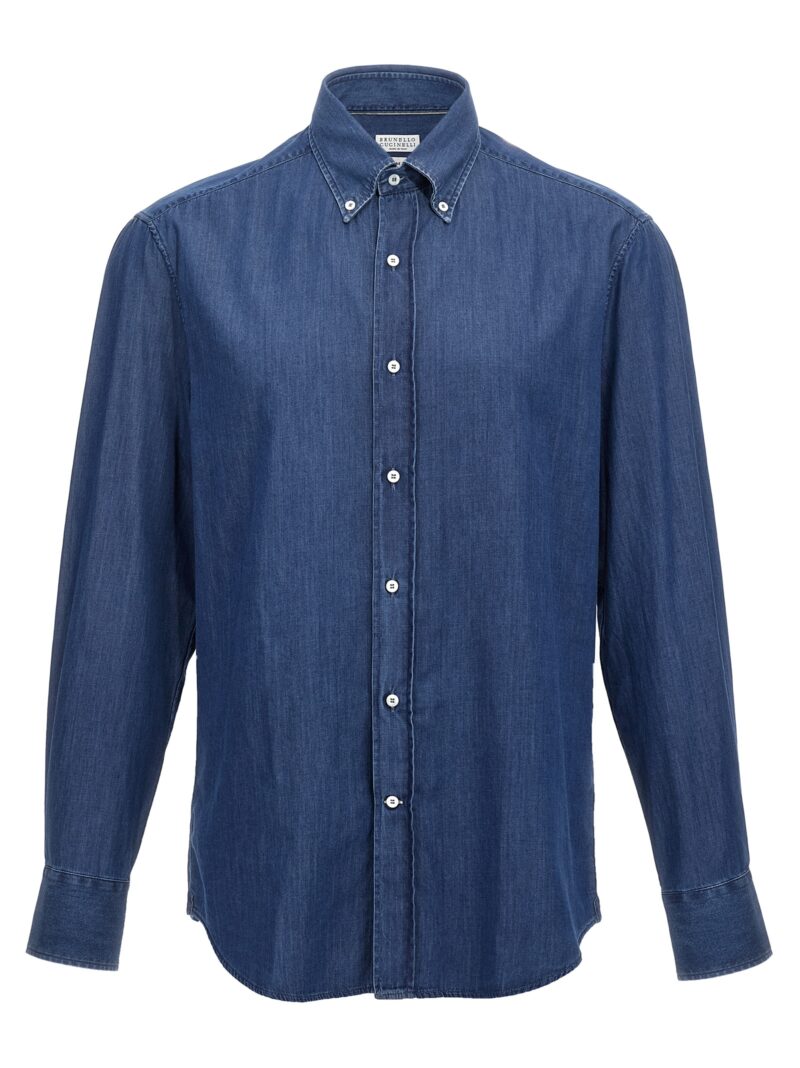 Chambray shirt BRUNELLO CUCINELLI Blue