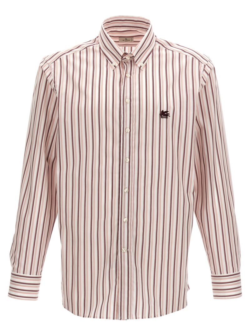 Logo embroidery shirt ETRO Pink