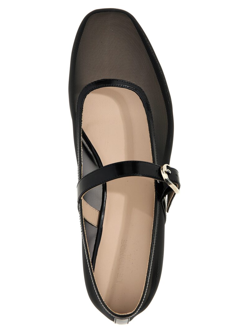 'Mary Jane' ballet flats 100% polyester LE MONDE BÉRYL Black