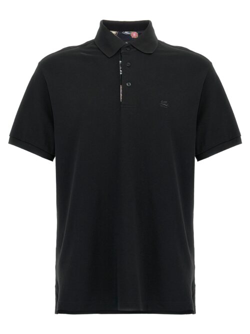 'Pegaso' polo shirt ETRO Black
