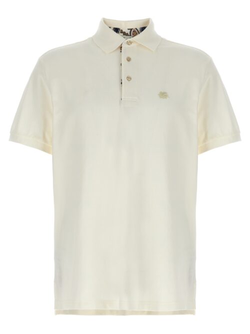 'Pegaso' polo shirt ETRO White