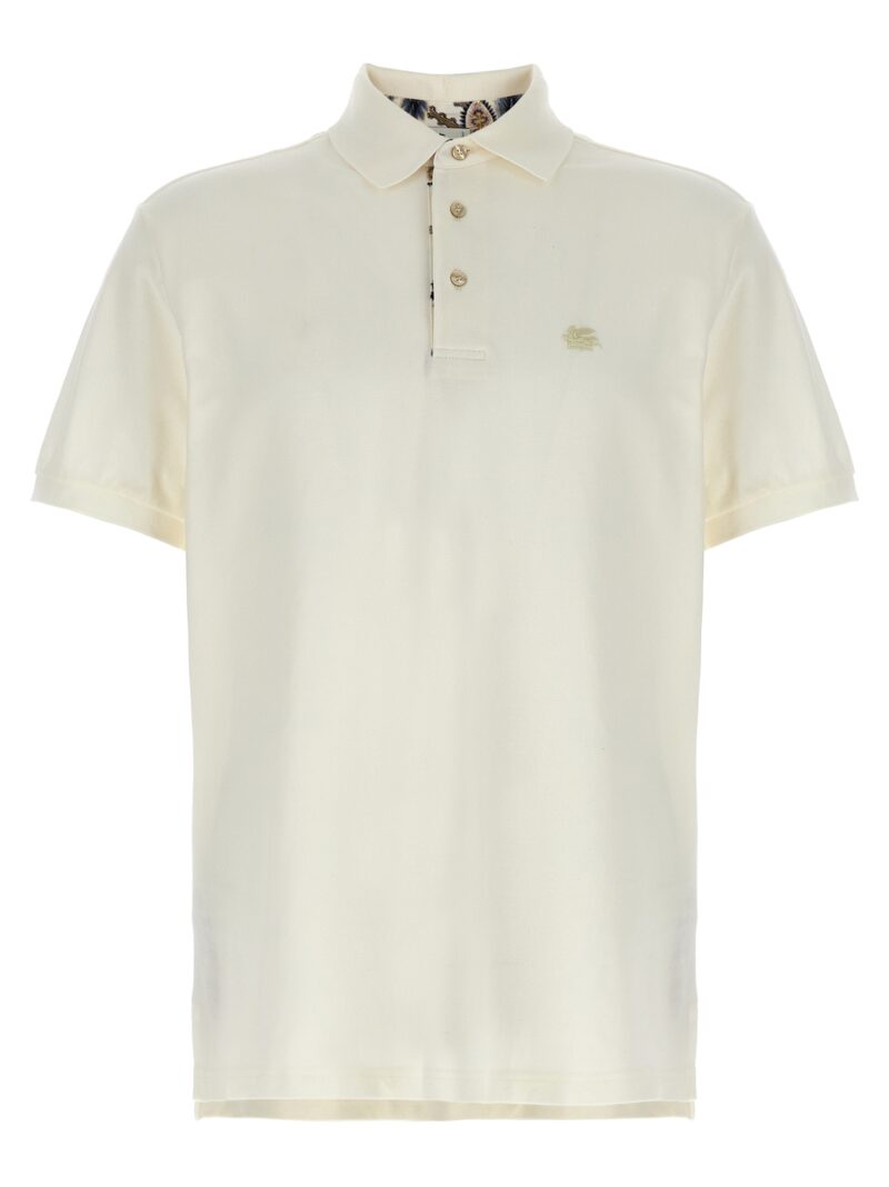 'Pegaso' polo shirt ETRO White