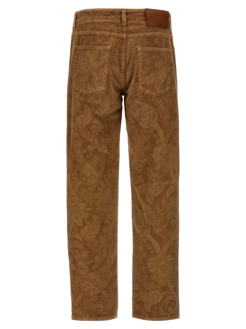 'Paisley' velvet pants MRNB0004AK353S9820 ETRO Brown