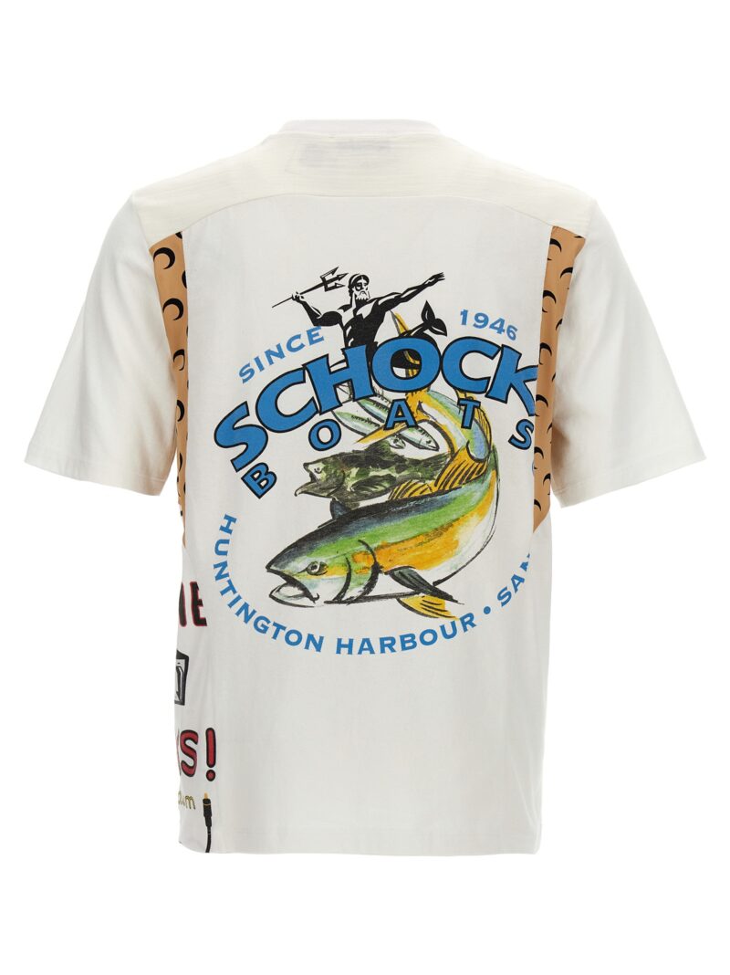 'Graphic' T-shirt MTT080WH10 MARINE SERRE White