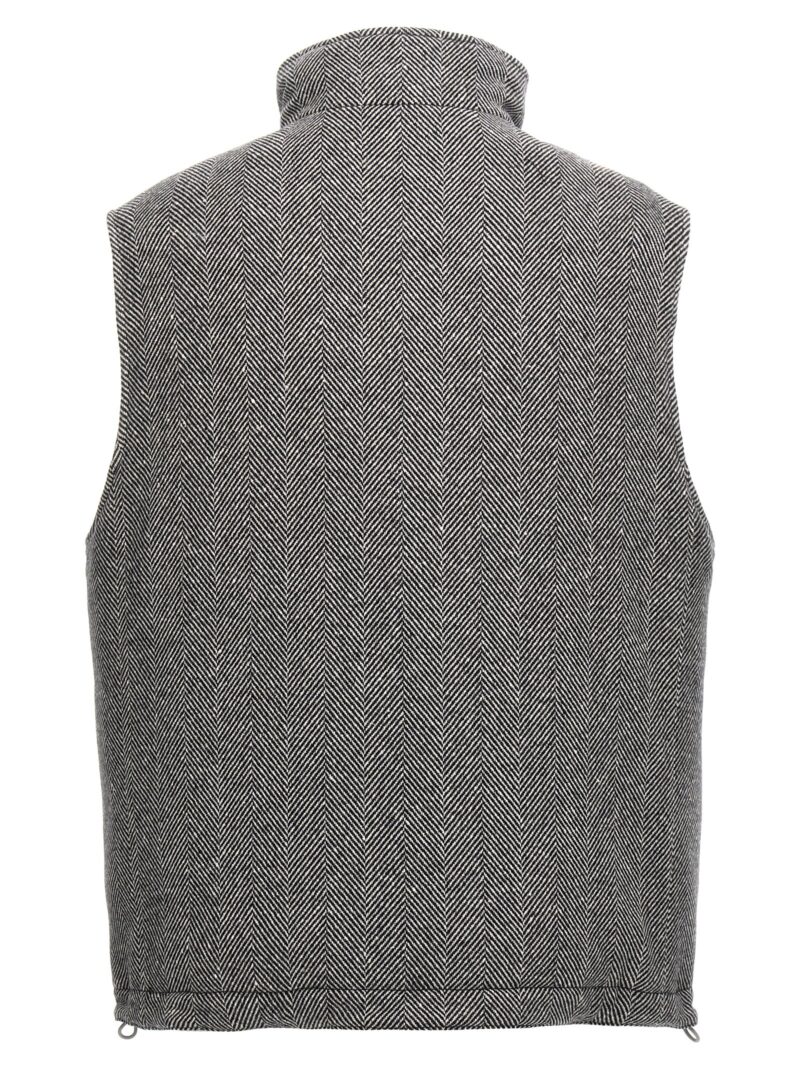 Chevron vest MY4861776CG124 BRUNELLO CUCINELLI Gray