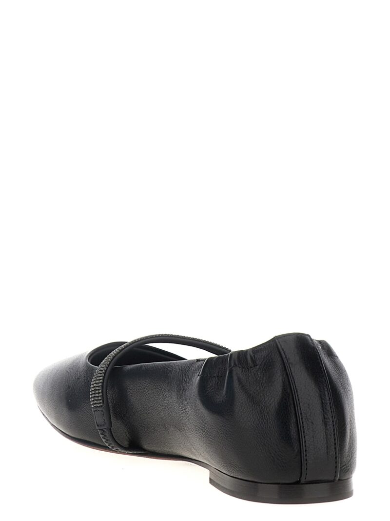 'Monile' ballet flats Woman BRUNELLO CUCINELLI Black