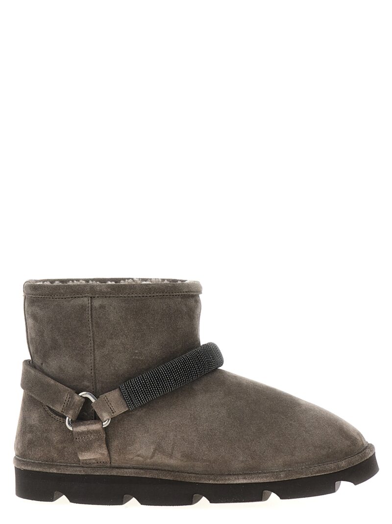 'Monile' ankle boots BRUNELLO CUCINELLI Gray