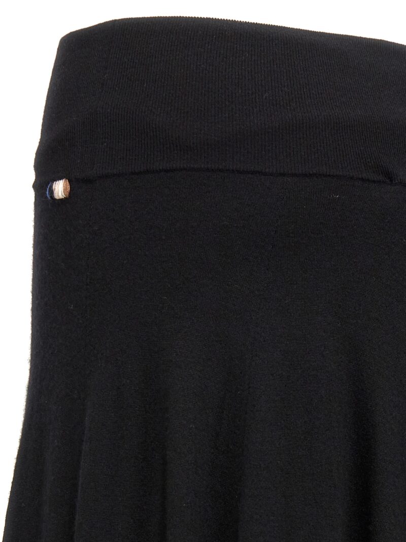 'N°366 Spin' skirt 100% cashmere EXTREME CASHMERE Black