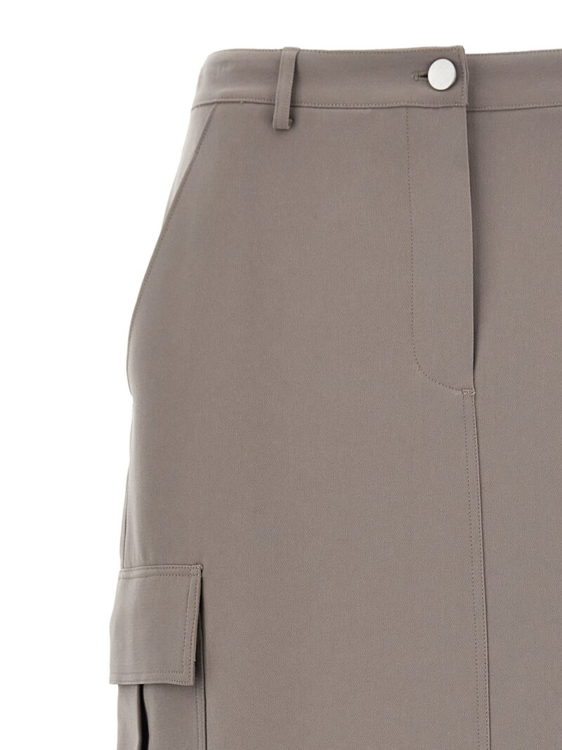 'Relaxed Cargo' skirt Woman THEORY Gray