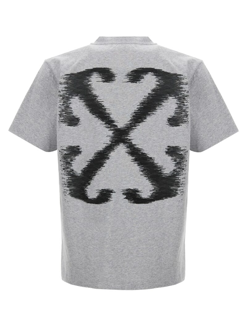 'Windy Arrow' T-shirt OMAA027F24JER00405100510 OFF-WHITE Gray