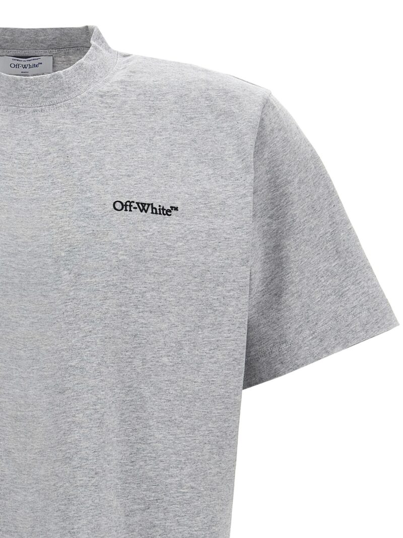 'Windy Arrow' T-shirt Man OFF-WHITE Gray