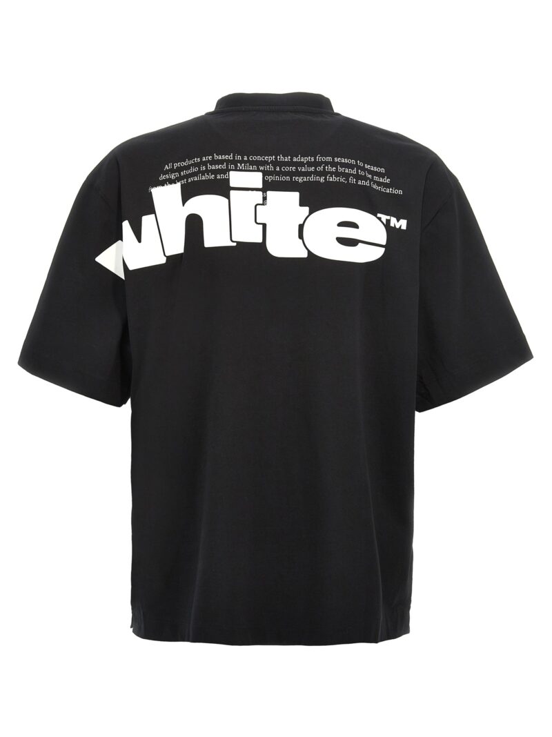 'Shared Logo Skate' T-shirt OMAA120F24JER00G10011001 OFF-WHITE White/Black