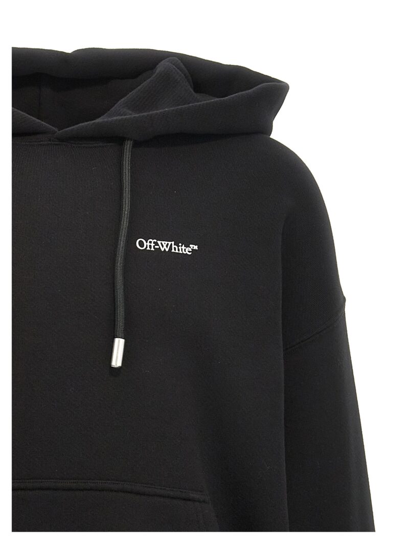 'Windy Arrow Skate' hoodie Man OFF-WHITE White/Black