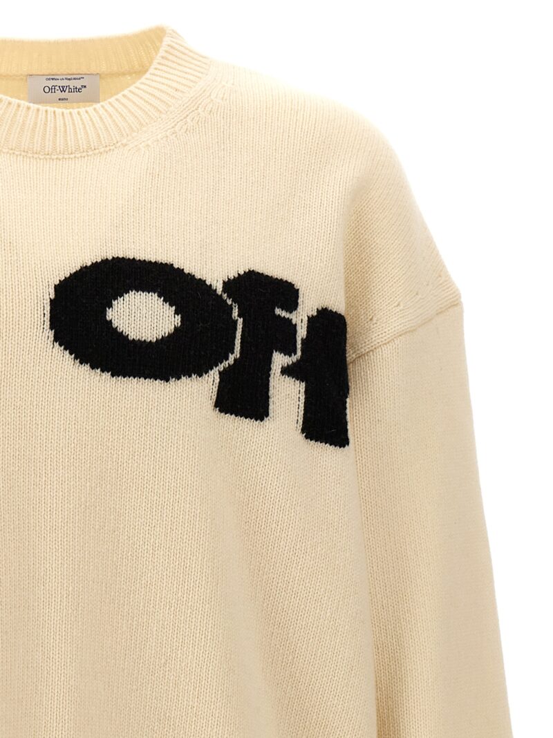 'Shared Logo' sweater Man OFF-WHITE White/Black