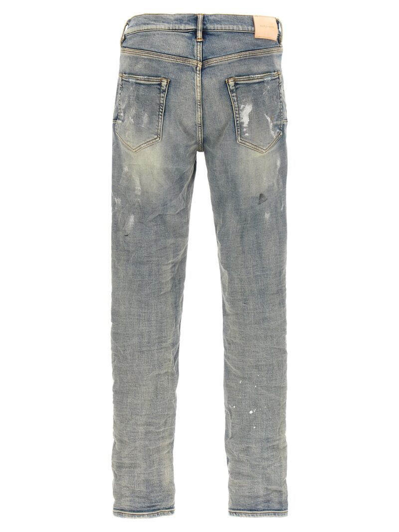 'P001' jeans P001LIALIGHTINDIGOPAINTBLOWOUT PURPLE Light Blue