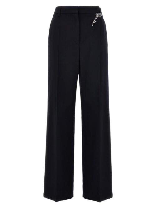 Gabardine trousers PRADA Blue