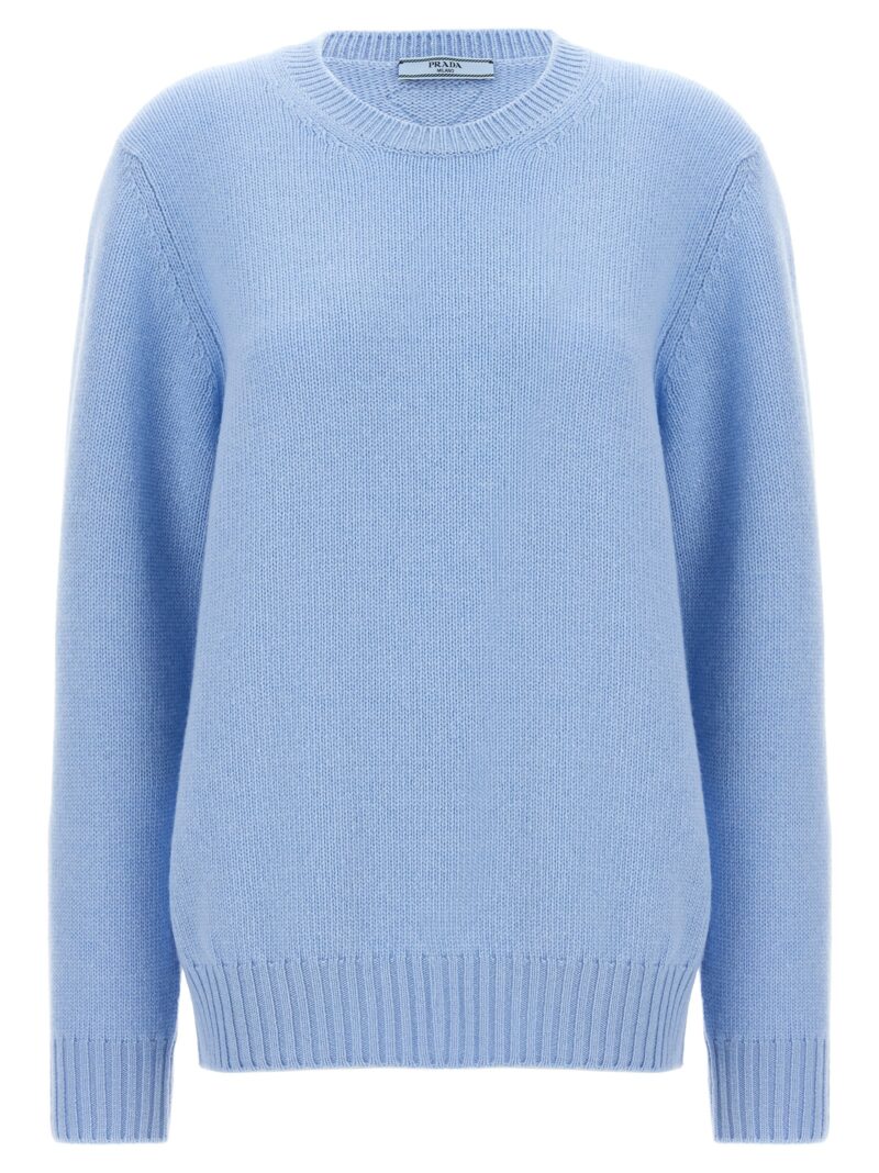 Cashmere wool sweater PRADA Light Blue