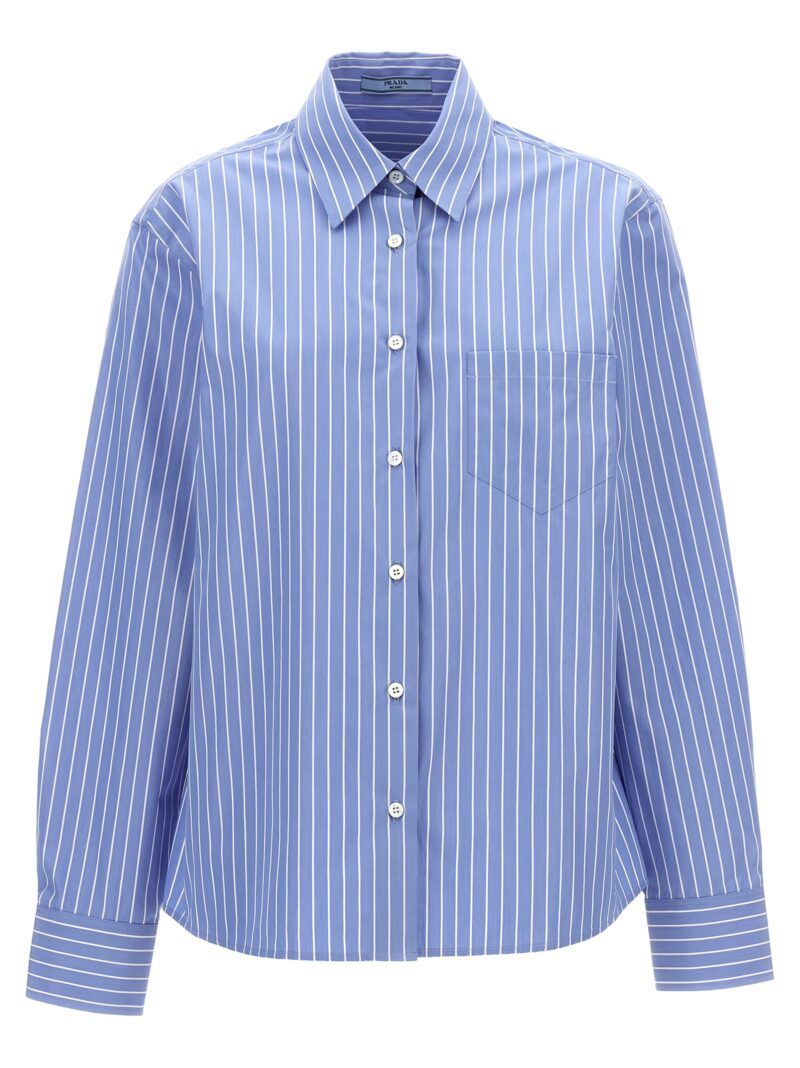 Striped shirt PRADA Light Blue