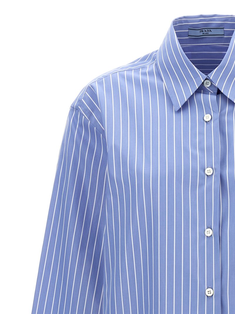 Striped shirt Woman PRADA Light Blue