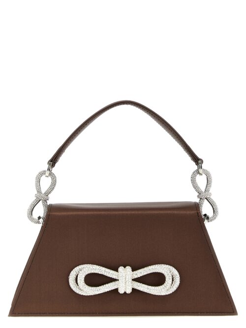 'Double Bow' handbag MACH & MACH Brown