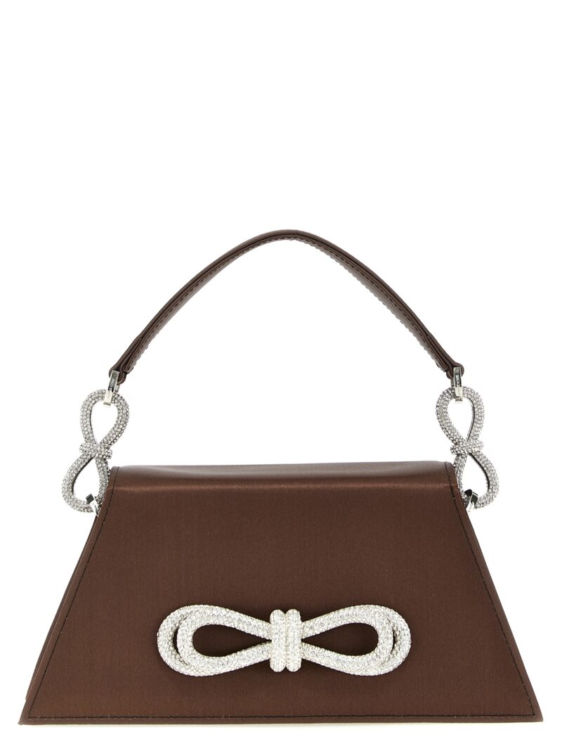 'Double Bow' handbag MACH & MACH Brown