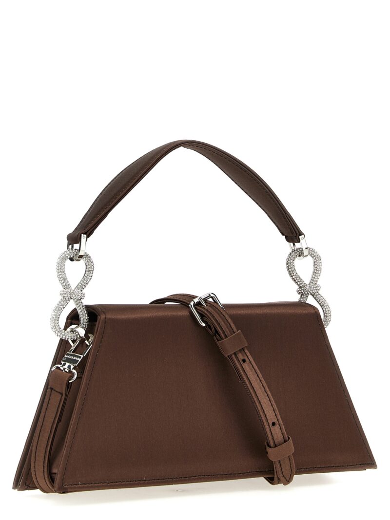 'Double Bow' handbag PF24B0057CRPLTB MACH & MACH Brown