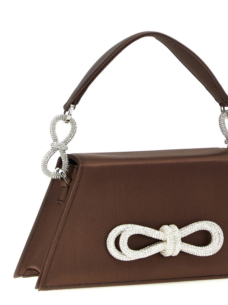 'Double Bow' handbag Woman MACH & MACH Brown