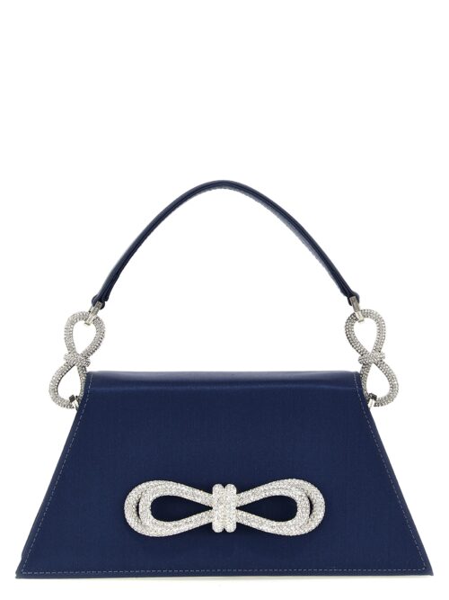 'Double Bow' handbag MACH & MACH Blue