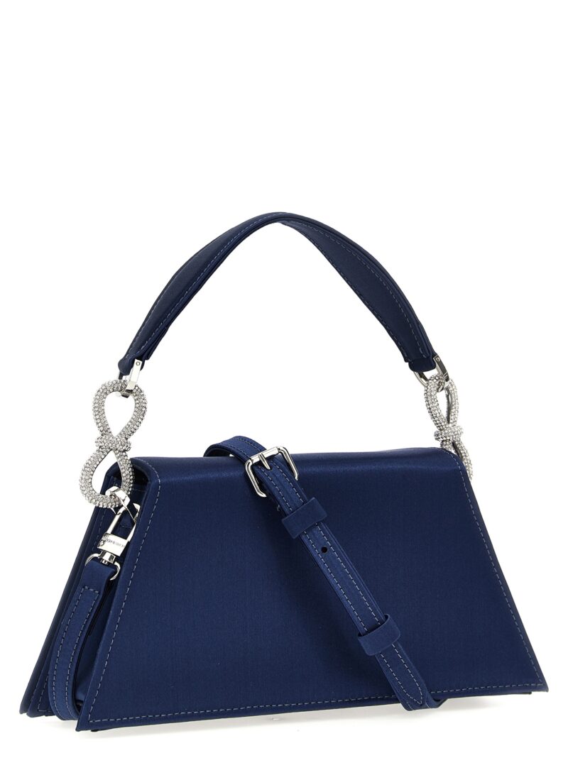 'Double Bow' handbag PF24B0057CRPNVY MACH & MACH Blue