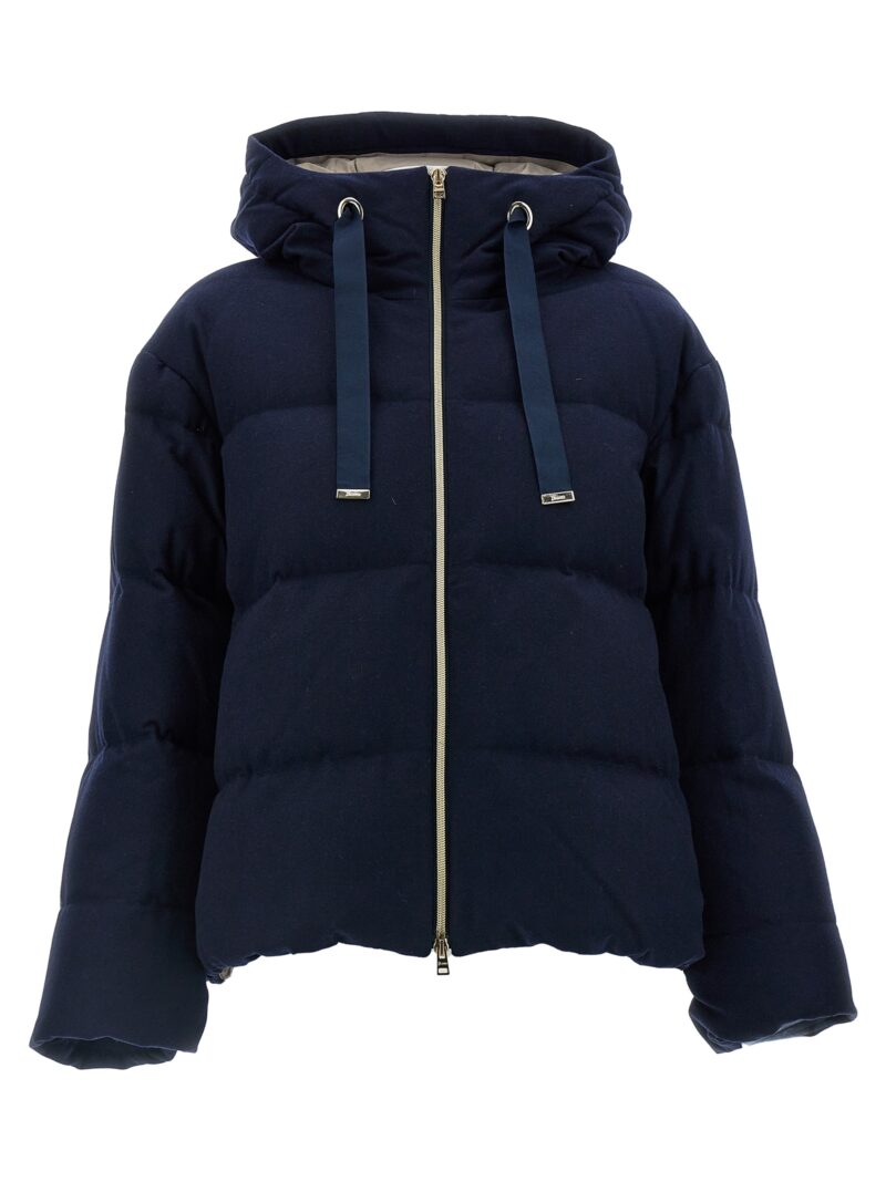 'Ultralight' hooded down jacket HERNO Blue