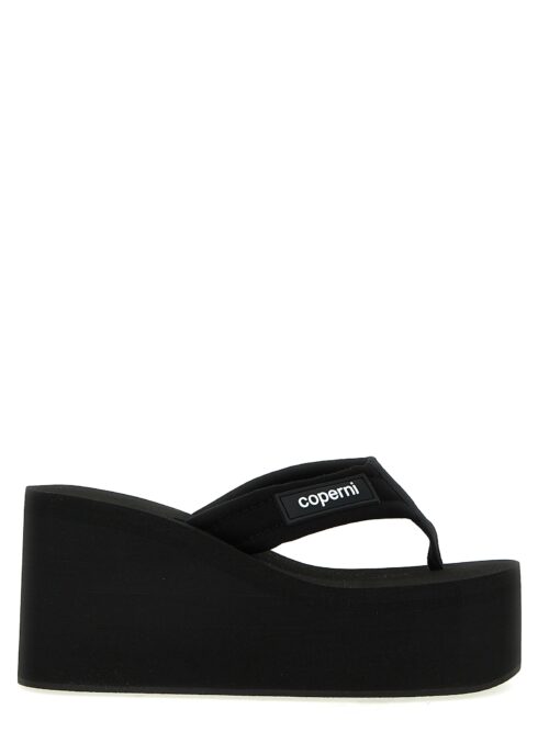 'Branded Wedge' sandals COPERNI Black