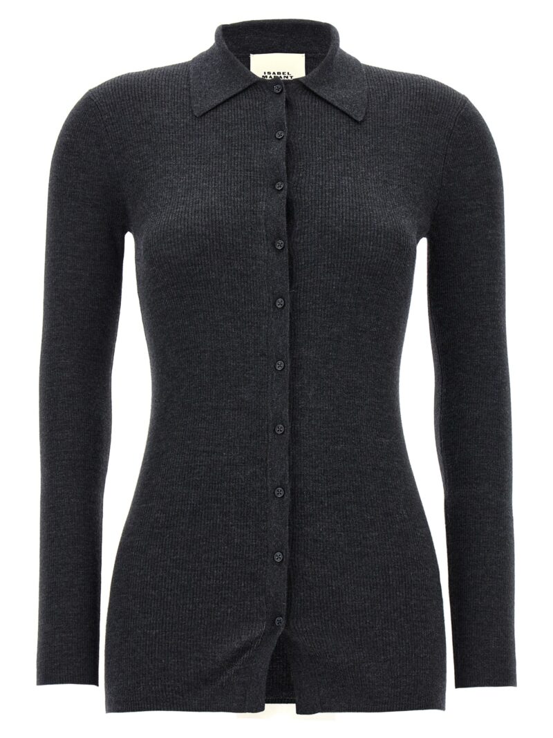 'Elvira' cardigan ISABEL MARANT Gray