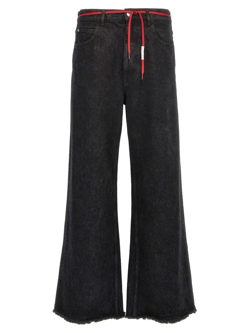 'Marble Dyed' jeans MARNI Black