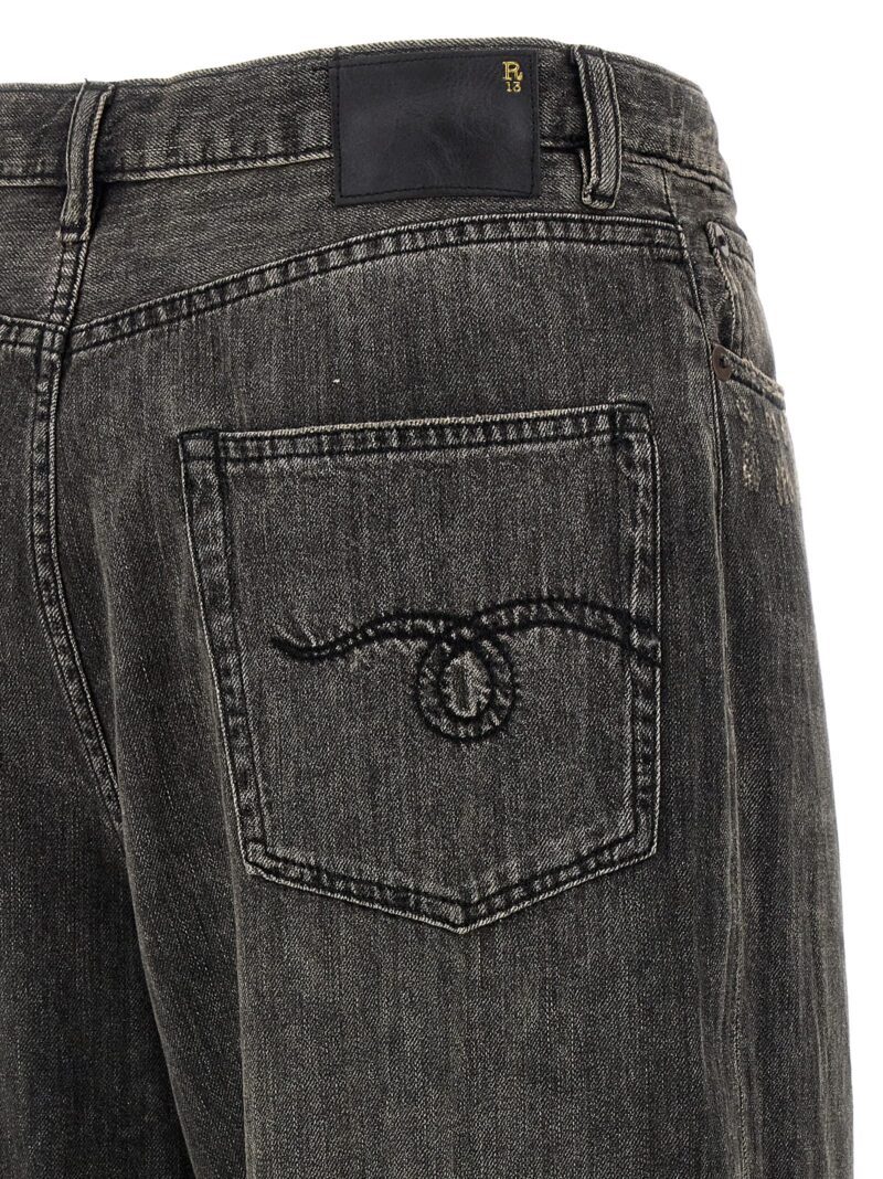 'Damon' jeans 100% cotton R13 Black