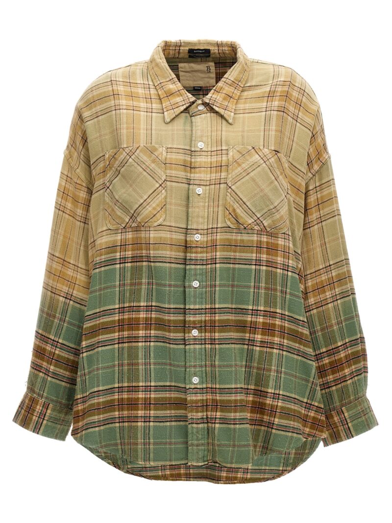 'Drop Neck Workshirt' shirt R13 Multicolor