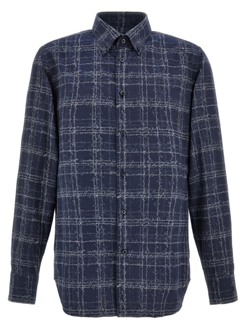 'Alessandro Scritto Checks' shirt BERLUTI Blue