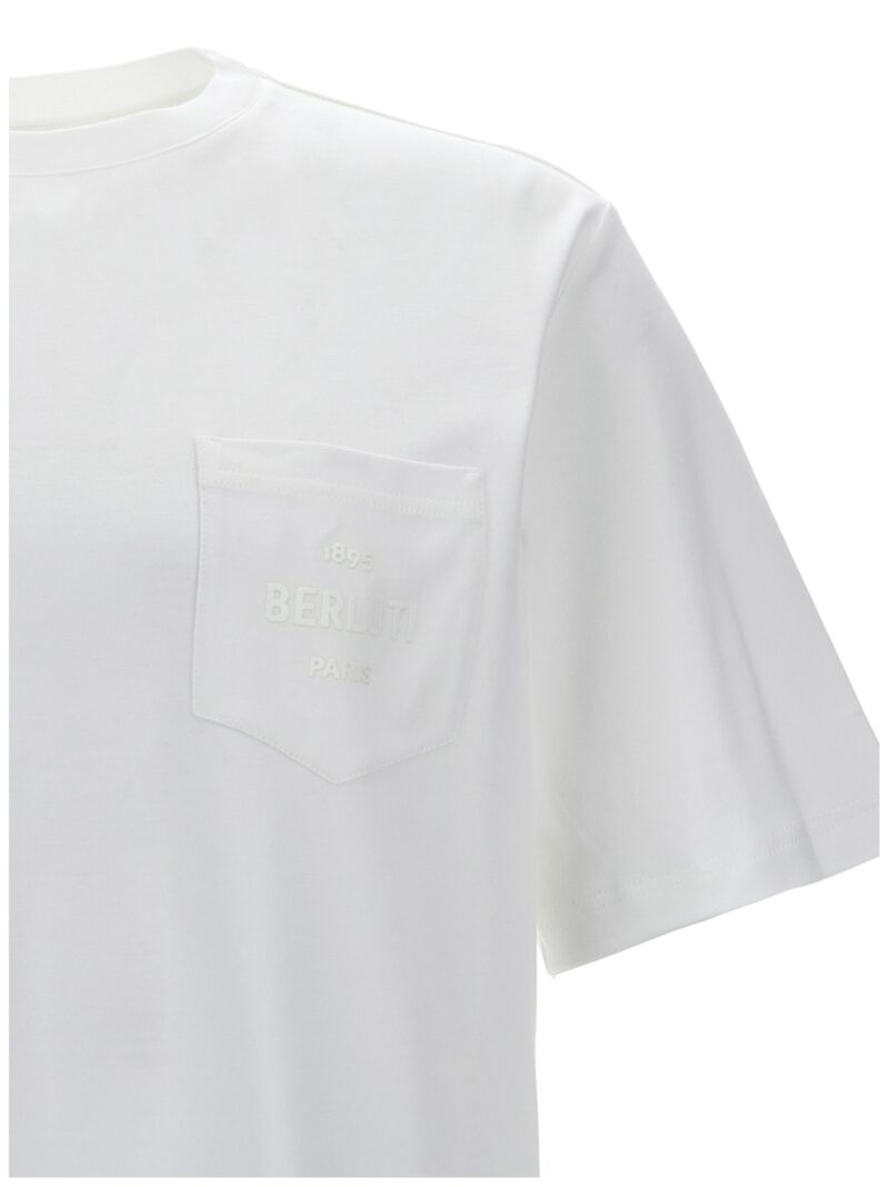 Logo print T-shirt Man BERLUTI White