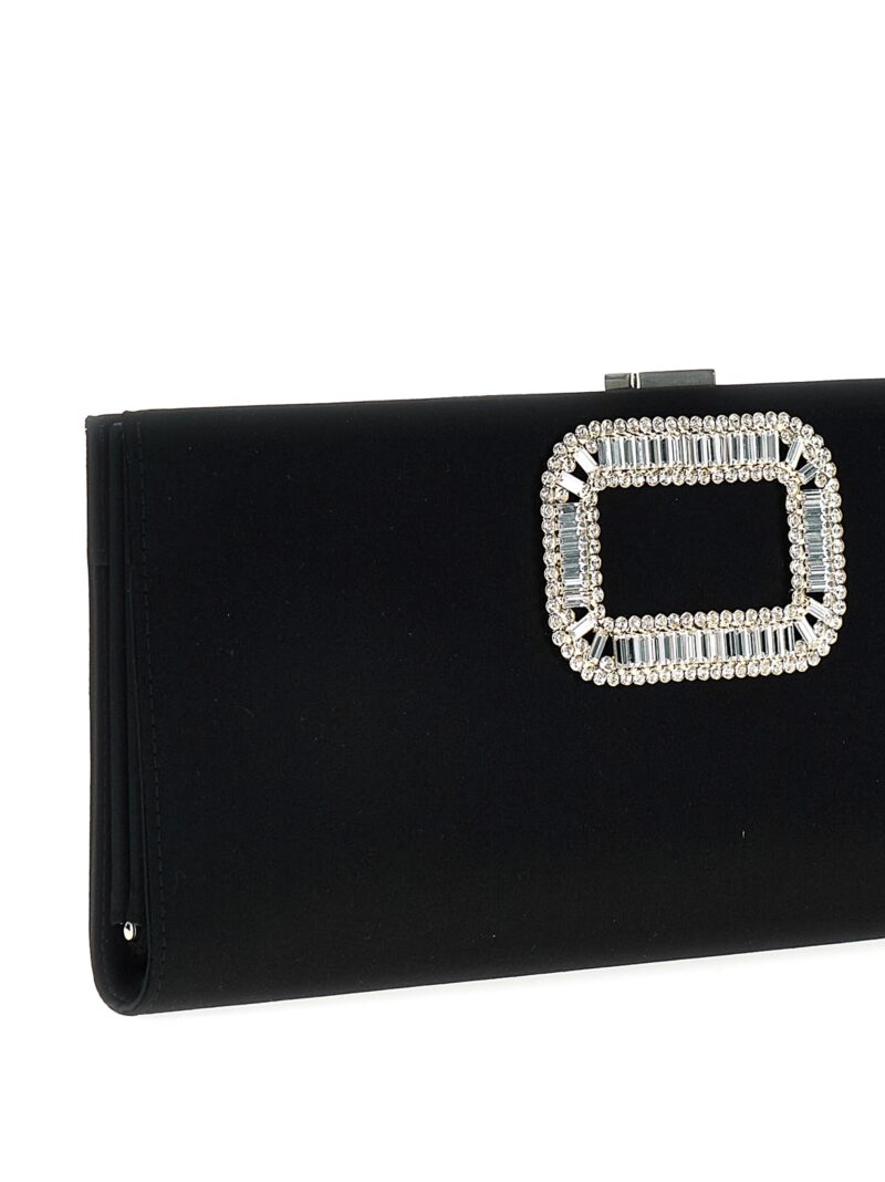 'Pilgrim Small' clutch Woman ROGER VIVIER Black