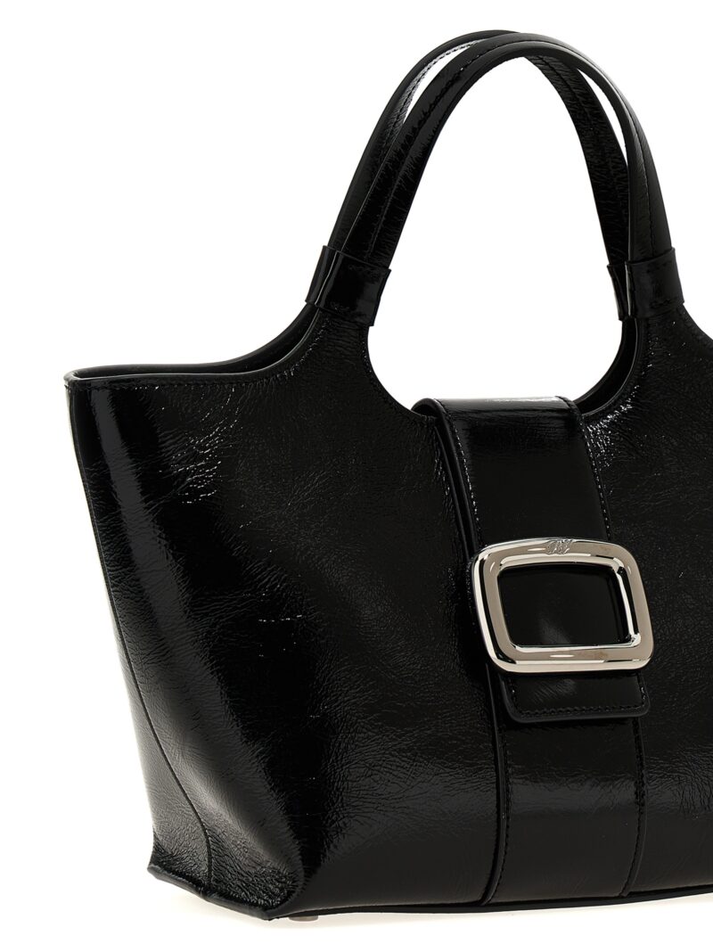 'Mini Viv' Choc' shopping bag Woman ROGER VIVIER Black