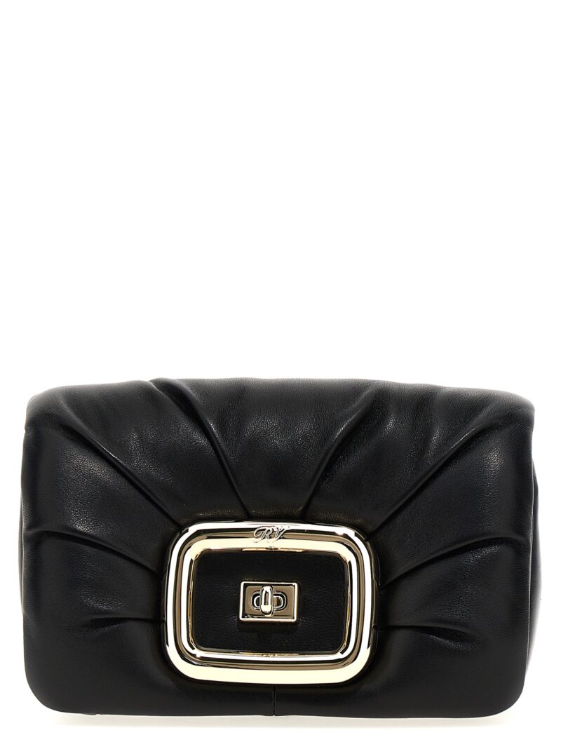 'Mini Viv' Choc' crossbody bag ROGER VIVIER Black