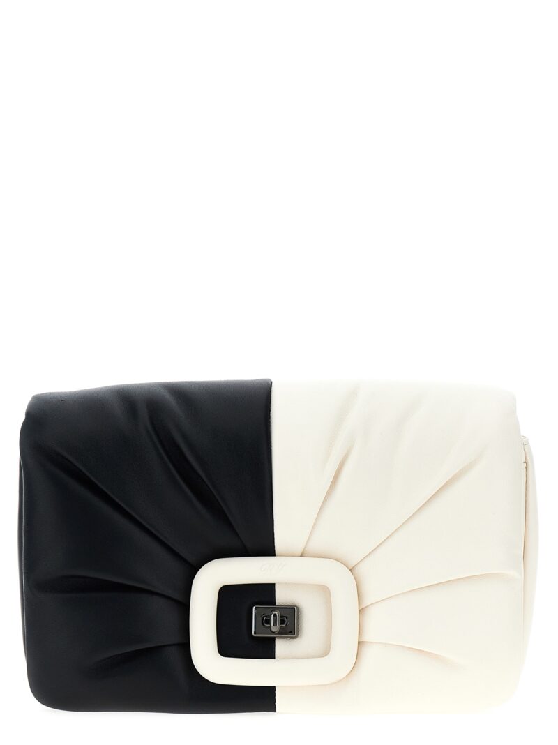 'Viv' Choc Optical' crossbody bag ROGER VIVIER White/Black