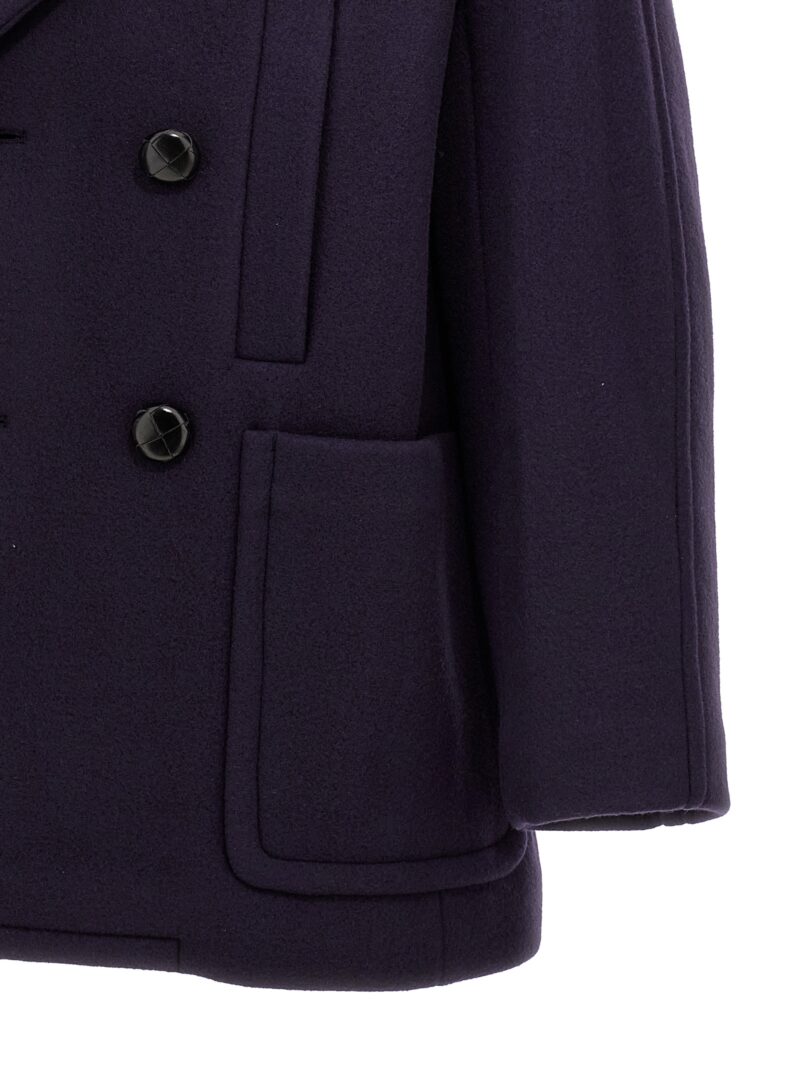 Double-breasted coat 100% virgin wool LANVIN Blue