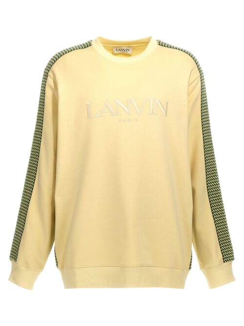 'Brodé Lanvin Side Curb' sweatshirt LANVIN Yellow