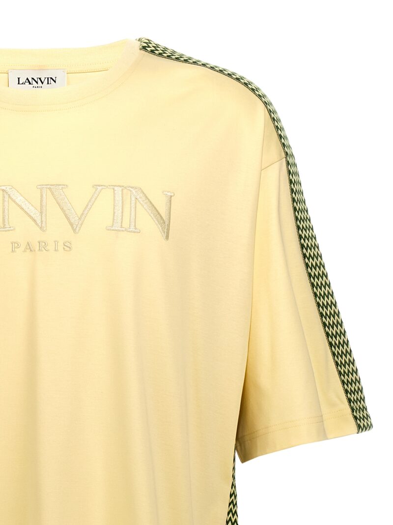 'Brodé Lanvin Side Curb' T-shirt Man LANVIN Yellow