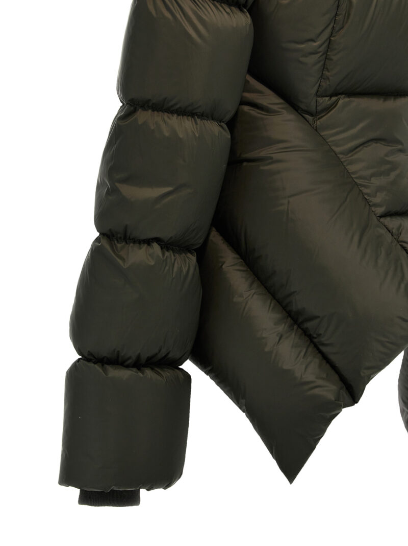 'Naska Duvet' down jacket 100% nylon RICK OWENS Green