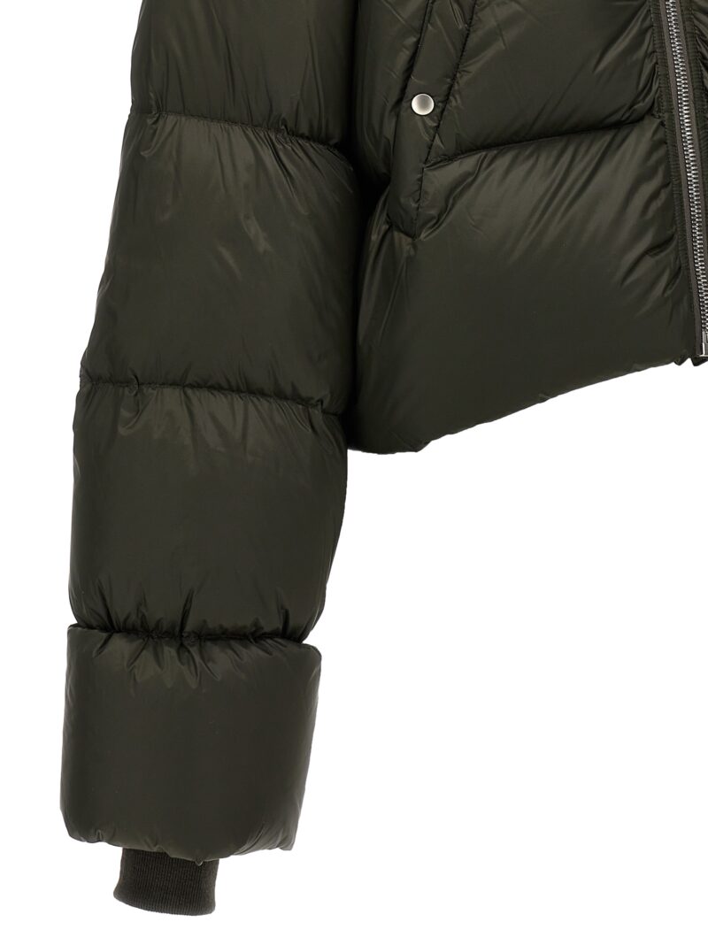 'Turtle' down jacket 100% nylon RICK OWENS Green