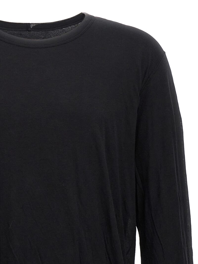 'Double LS' T-shirt Man RICK OWENS Black